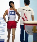 Yang Hak-sun walks away disappointed. (Yonhap)