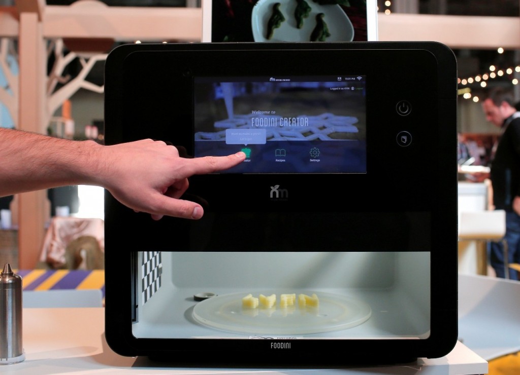 Food printers and eye writing: tech show's quirkiest gadgets
