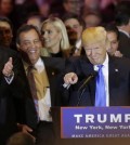 Republican presidential candidate Donald Trump speaks during a primary night press conference, Tuesday, April 26, 2016, in New York.