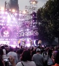 This photo shows the opening concert of the Gangnam Festival 2016 in Seoul on Sept. 30, 2016.