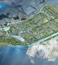 This is an artist's rendering of the "Songdo Waterfront Project," which will surround the Songdo International City in Incheon, west of Seoul, with water by constructing canals and linking them to a lake. (Photo courtesy of Incheon Free Economic Zone Authority)