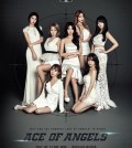 Poster for girl group AOA's first individual concert "Ace of Angels."