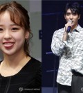 These file photos show retired rhythmic gymnast Sohn Yeon-jae and Choi Jong-hoon, leader of the boy band F.T. Island. (Yonhap)