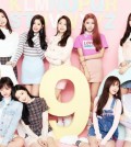 Girl group Gugudan poses for the camera in this undated photo released by Jellyfish Entertainment. (Yonhap)