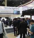 This photo taken Sept. 26, 2018, and provided by Hanwha Systems shows the company's booth set up at ADAS 2018, the biggest biennial defense industry exhibition of the Philippines. (Yonhap)