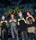 Xdinary Heroes poses for a photo during an online media showcase for its debut single "Happy Death Day" on Dec. 6, in this photo provided by JYP Entertainment. (PHOTO NOT FOR SALE) (Yonhap)