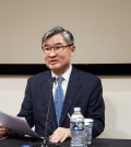 The file photo, taken Jan. 31, 2023, shows South Korean Ambassador to the United States Cho Tae-yong speaking during a meeting with reporters in Washington. (Yonhap)