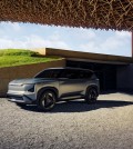 This file photo provided by Kia Corp. shows the exterior design of the EV5 SUV concept car displayed at KIA EV Day held in China on March 20, 2023. (PHOTO NOT FOR SALE) (Yonhap)