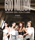 This image provided by YG Entertainment celebrates BLACKPINK's "Pink Venom" music video surpassing 600 million views on YouTube. (PHOTO NOT FOR SALE) (Yonhap)