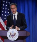 U.S. Secretary of State Antony Blinken holds a press conference in Beijing American Center at the U.S. Embassy, in Beijing, China, June 19, 2023. REUTERS/Leah Millis/Pool