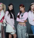 K-pop girl group Fifty Fifty poses for the camera during a press conference in Seoul, in this file photo taken April 13, 2023. (Yonhap)