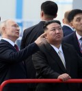 FILE PHOTO: Russia's President Vladimir Putin and North Korea's leader Kim Jong Un visit the Vostochny Сosmodrome in the far eastern Amur region, Russia, September 13, 2023. Sputnik/Mikhail Metzel/Kremlin via REUTERS ATTENTION EDITORS - THIS IMAGE WAS PROVIDED BY A THIRD PARTY./File Photo