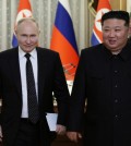 Russia's President Vladimir Putin and North Korea's leader Kim Jong Un attend a meeting in Pyongyang, North Korea June 19, 2024. Sputnik/Gavriil Grigorov/Pool via REUTERS ATTENTION EDITORS - THIS IMAGE WAS PROVIDED BY A THIRD PARTY.
