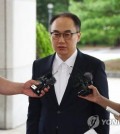 Prosecutor General Lee One-seok speaks to reporters in front of the Supreme Prosecutors Office in southern Seoul on July 22, 2024. (Yonhap)