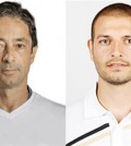 This composite photo provided by the Korea Football Association shows Joao Aroso (L) and Tiago Maia, two Portuguese-born coaches named to the South Korean men's national team staff on Aug. 21, 2024. (PHOTO NOT FOR SALE) (Yonhap)