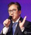 This photo, taken Sept. 27, 2024, shows Ri Il-gyu, a former counselor of political affairs at the North Korean Embassy in Cuba, speaking at a forum hosted by the Institute for National Security Strategy. (Yonhap)