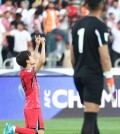 With South Korea missing their injured captain Son Heung-min for a key World Cup qualifying match against Jordan in Amman Thursday, one of his closest friends on the national team raised his game a notch. He had support from a couple of youngsters, too. South Korea beat Jordan 2-0 at Amman International Stadium for their second consecutive win in Group B of the third round in the Asian World Cup qualification. Lee Jae-sung of South Korea (No. 10) scores against Jordan during their Group B match in the third round of the Asian World Cup qualification at Amman International Stadium in Amman on Oct. 10, 2024. (Yonhap) Lee Jae-sung of South Korea (No. 10) scores against Jordan during their Group B match in the third round of the Asian World Cup qualification at Amman International Stadium in Amman on Oct. 10, 2024. (Yonhap) Mainz 05 midfielder Lee Jae-sung headed in the first goal in the 38th minute, after South Korea narrowly avoided conceding goals in the early moments. Lee, with 12 goals in 91 matches, isn't close to being the goal poacher that Son is. Son ranks third on the all-time South Korean scoring list with 49. But Lee is a diligent worker and a smart playmaker who can also help out on defense where necessary. As the most experienced player on the team after Son, who has 129 caps, was cut last week with a hamstring injury, Lee played his typically reliable match. When Lee lines up alongside more gifted attackers such as Son and Lee Kang-in of Paris-Saint Germain, he mostly handles the dirty work. In Thursday's victory, however, Lee asserted himself more in the attacking third, and his effort paid off with the header goal that broke the deadlock. "This was not an easy away match," Lee said. "But we all had a strong desire to win. We were able to come together as one for this victory." Lee Jae-sung of South Korea celebrates after scoring against Jordan during their Group B match in the third round of the Asian World Cup qualification at Amman International Stadium in Amman on Oct. 10, 2024. (Yonhap) Lee Jae-sung of South Korea celebrates after scoring against Jordan during their Group B match in the third round of the Asian World Cup qualification at Amman International Stadium in Amman on Oct. 10, 2024. (Yonhap) The win provided a measure of revenge for South Korea, after they had lost to Jordan 2-0 in the semifinals of the Asian Football Confederation Asian Cup in February. Lee, who had played in that loss eight months ago, said the crushing defeat forced South Korean players to focus extra hard for Thursday's match. "I think it showed in the way we played today," Lee said. "And that kind of mindset will help us for the rest of this round." Lee, 32, said he felt the future of South Korean football is in good hands, considering the way some young players performed in Son's absence. "I've been trying to teach them about the right attitude to have when playing for the country," Lee said. "I think we all gained confidence from this match and it will serve us well going forward." In the second half, Oh Hyeon-gyu, 23, and Bae Jun-ho, 21, took over. About six minutes after the restart, Bae, an emerging star for Stoke City, came on for Swansea City midfielder Eom Ji-sung. Eom had replaced Hwang Hee-chan of Wolverhampton Wanderers in the 23rd minute after Hwang suffered an apparent leg injury, but Eom sustained an injury of his own. While making that substitution, head coach Hong Myung-bo also replaced starting striker Joo Min-kyu with Oh, giving the KRC Genk forward his first international appearance in eight months. The two connected for South Korea's second goal in the 68th minute. Following a Jordan turnover, Bae secured the ball on the left side and fed it forward to Oh. The forward walked into the box and created enough space in front of defender Abdallah Nasib to fire a right-footed shot into the bottom left corner. It was Oh's first goal in his 12th international match. Oh Hyeon-gyu of South Korea (R) celebrates with teammate Bae Jun-ho after scoring against Jordan during their Group B match in the third round of the Asian World Cup qualification at Amman International Stadium in Amman on Oct. 10, 2024. (Yonhap) Oh Hyeon-gyu of South Korea (R) celebrates with teammate Bae Jun-ho after scoring against Jordan during their Group B match in the third round of the Asian World Cup qualification at Amman International Stadium in Amman on Oct. 10, 2024. (Yonhap) "This was such a difficult match and I am just happy we came away with the victory," Oh said. "We had so many fans here supporting us and I am really happy that we gave them this win in return. It took me a while to get the first goal out of the way and I will try to keep scoring more goals." Oh, playing for South Korea for the first time in eight months, said he wants to show people what he's capable of. "Hopefully, I can keep converting scoring chances and give myself a chance to go to the World Cup," he said. "I know I wasn't good enough to have made the national team before. Now I want to prove that I can be the top striker for Korea." Bae, playing in his third match for South Korea, tried to get in on the scoring act himself in the 80th minute, when he danced past Nasib on the left side of the box and unleashed a thunderous shot right at goalkeeper Yazeed Abulaila. Bae also impressed with his calm and poised play with the ball at his feet, serving as the team's offensive fulcrum in the late minutes. Bae, just four months removed from playing at the FIFA U-20 World Cup, said he was pleased that he made the most of the limited minutes he had. "Knowing that an opportunity like this doesn't come often, I thought quite a bit about how to capitalize on it. I am happy I was able to show people what I can do," Bae said. "It's nice to get involved in goals for your club. But it means a lot more to do so with the national team." With Son out, Bayern Munich defender Kim Min-jae served as South Korea's captain Thursday. He said he wasn't about to take over as full-time skipper. "I was just a temporary captain here. I only tried to have good communication with my teammates," Kim said. "I am really satisfied with this win in a difficult away match. As a defender, I am especially pleased that we did not concede any goals." Both Kim and goalkeeper Jo Hyeon-woo dismissed claims that national team players don't trust their head coach Hong Myung-bo, who has been dealing with controversy surrounding his hiring process. Kim said the vibe on the team couldn't be much better and he didn't understand why people would say the players and the coach weren't on the same page. Jo, who was coached by Hong at the K League 1 club Ulsan HD FC before Hong took the national team gig, said South Korean players have "complete trust" in the bench boss. "He is a charismatic figure and we all follow his lead," Jo added. "We are convinced that we will be able to keep playing as well as he did today."