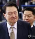 President Yoon Suk Yeol attends the opening of a small business owners' convention at the KINTEX exhibition hall in Goyang, just northwest of Seoul, on Oct. 31, 2024. (Pool photo) (Yonhap)