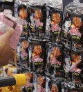 This undated file photo shows a customer choosing Samyang Foods' Buldak Bokkeummyeon product at a store in Seoul. (Yonhap)