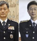 This compilation image shows file photos of Cho Ji-ho (L), commissioner general of the National Police Agency, and Kim Bong-sik, chief of the Seoul Metropolitan Police Agency. (Yonhap)