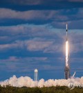 South Korea's second homegrown military surveillance satellite, aboard SpaceX's Falcon 9 rocket, lifts off from Kennedy Space Center in Florida on April 8, 2024, in this file photo provided by the defense ministry. (PHOTO NOT FOR SALE) (Yonhap)